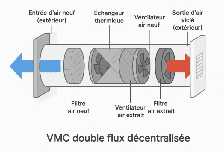 VMC double flux décentralisée vs centralisée : laquelle choisir pour votre rénovation ou construction en Suisse ?