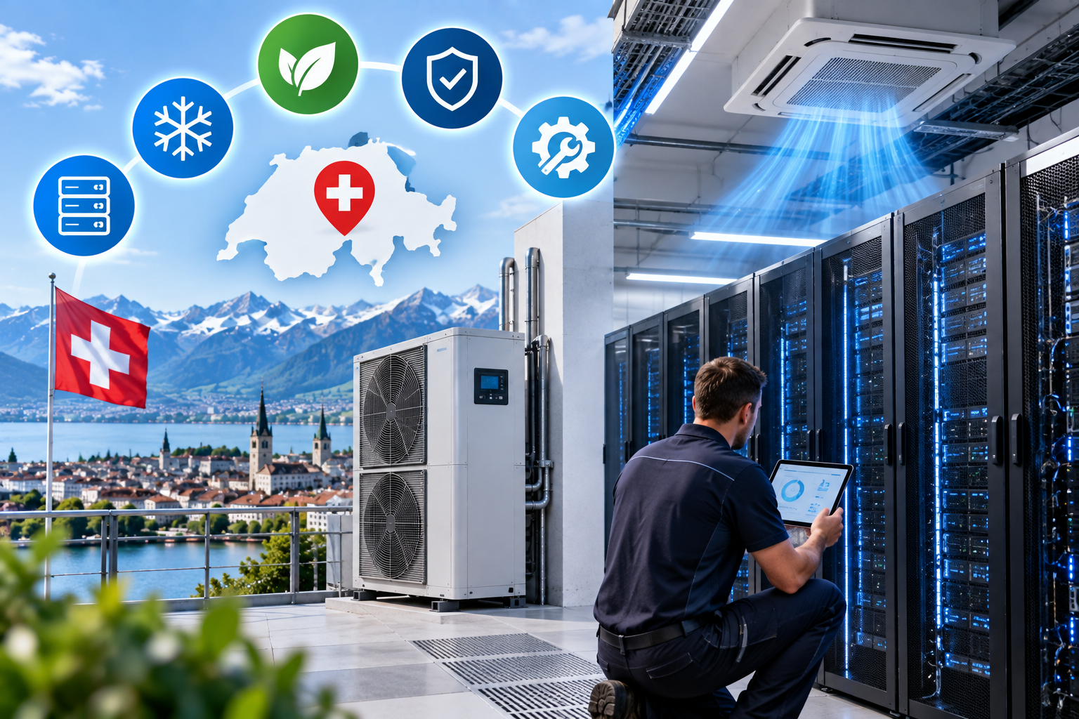 Meilleures entreprises de climatisation pour local IT en Suisse - Electro Climat