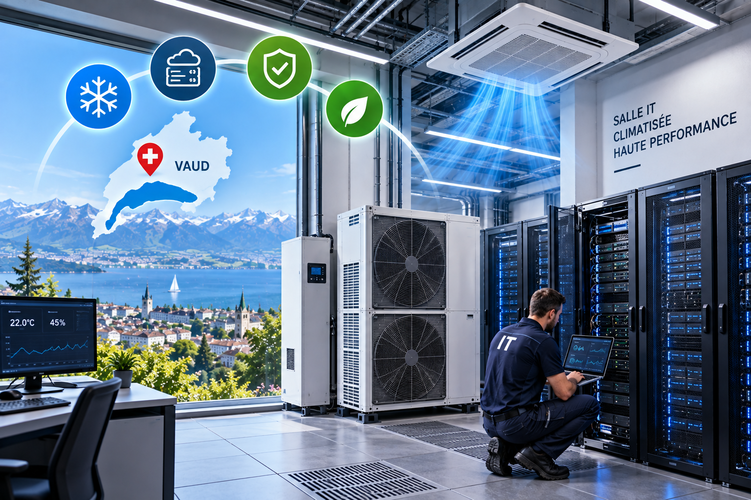 Meilleures entreprises de climatisation pour local IT à Vaud en 2026 - Electro-Climat