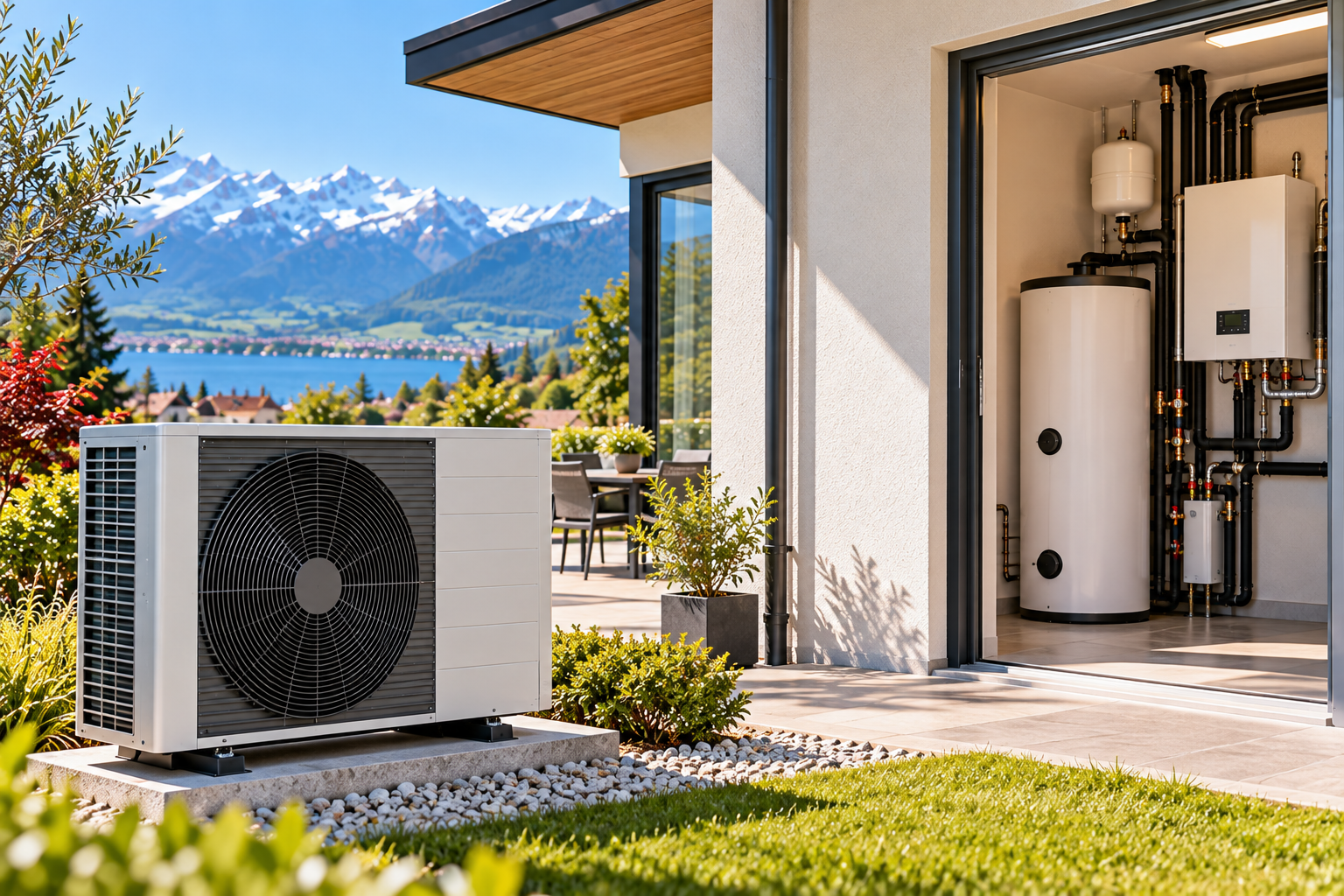 Pompe à chaleur : quel prix pour une maison de 100 m² en Suisse ? - Electro Climat